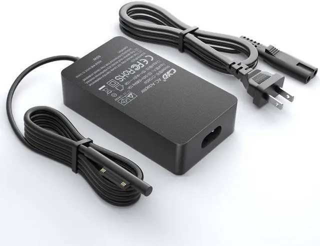 Main image of QYD 127W 15V 8A Laptop Charger Compatible with Microsoft Surface Book 3, 2, 1, Surface Pro 9, 8, 7, 7+, 6, 5, 4, 3, X, Surface Go 3, 2, 1, Windows Surface Laptop 5, 4, 3, 2 Studio Go(10FT Power Cord)