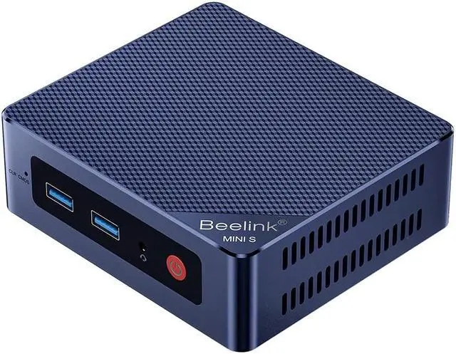 Main image of Beelink MINIS 12 Mini PC with Processor N95 (4C/4T), 8G DDR4/256G SSD 4K UHD, Dual HDMI Ports, WiFi5, BT4.2 Gigabit Ethernet Micro Computer Support Auto Power On, WOL