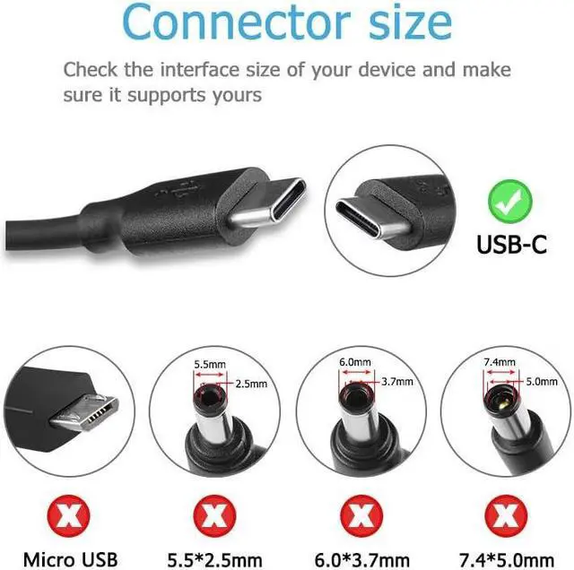 Alt view image 3 of 5 - 90W USB C Charger for Asus A21-090P2A ExpertBook B5 Flip OLED B5602F B5602 VivoBook OLED S 14 M3402RA K3402 14X S5402 S5402ZA 15 K3502ZA M3502 K3502 K3502ZA 16X S5602 S5602ZA