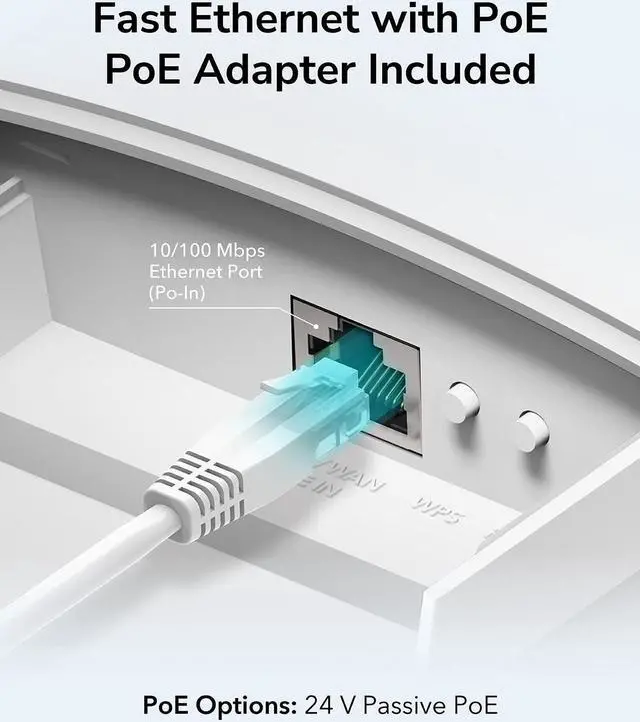 Alt view image 4 of 5 - Cudy RE1200 Outdoor AC1200 WiFi5 Outdoor Fast Access Point Mesh, IP65 Waterproof MU-MIMO Support RE Mode, PoE Powered, Business WiFi Solution