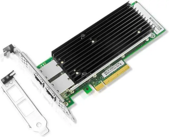 Main image of 10Gb PCI-E NIC Network Card,Dual Copper RJ45 Port,Intel X540 Controller,PCI Express v3.0 X8 Ethernet LAN Adapter for Windows/Linux/ESX,Compare to Intel X540-T1/X540-T2