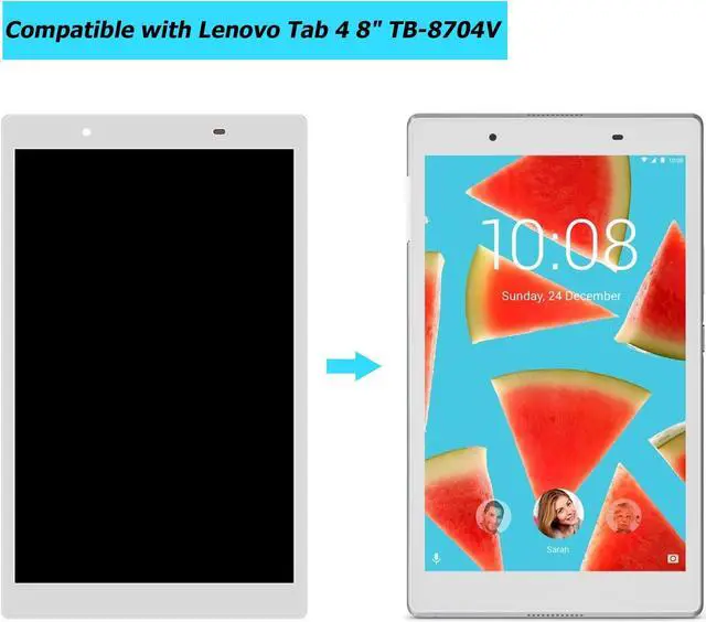 Alt view image 5 of 5 - Vvsialeek Replacement Tablet Screen Compatible with Lenovo Tab 4 8" TB-8704V 4 8" TB-8504F TB-8304F TB-8304F1 ZA2B0009US with Toolkit (White)