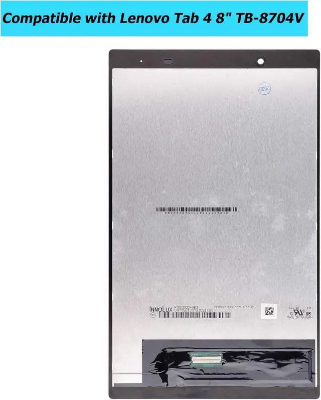 Alt view image 4 of 5 - Vvsialeek Replacement Tablet Screen Compatible with Lenovo Tab 4 8" TB-8704V 4 8" TB-8504F TB-8304F TB-8304F1 ZA2B0009US with Toolkit (White)