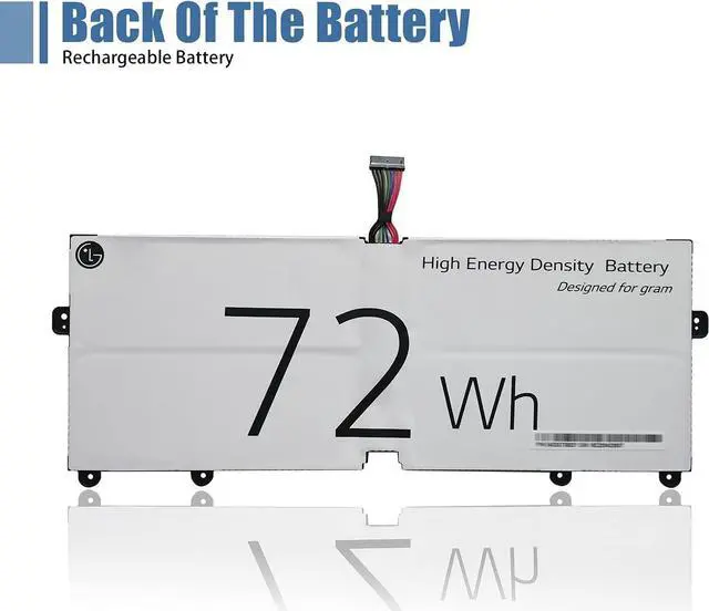 Alt view image 5 of 5 - VANPIR LBS1224E Laptop Battery Compatible with LG Gram 2018 13Z980 14Z980 15Z980 15Z990 Series Notebook 7.7V 72Wh 9450mAh Support 30 Days Return or Exchange and 12 Months Warranty