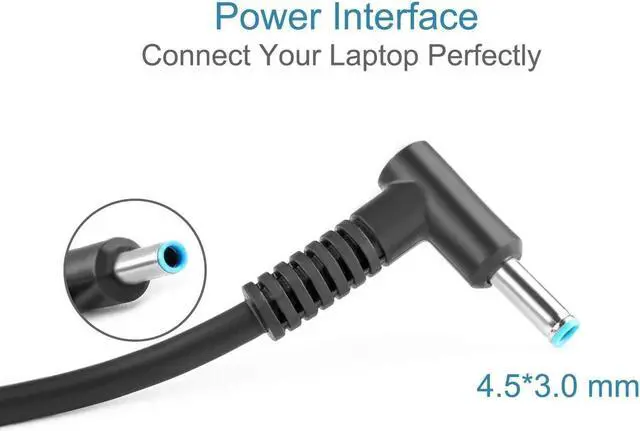 Alt view image 3 of 5 - 150W 7.7A Power Adapter Compatible for HP OMEN 15 17/Pavilion Gaming 15 17 Laptop/Zbook 15 G3 G4 G5 G6, TPN-CA11 TPN-DA09 L32661-001 with Power Cord