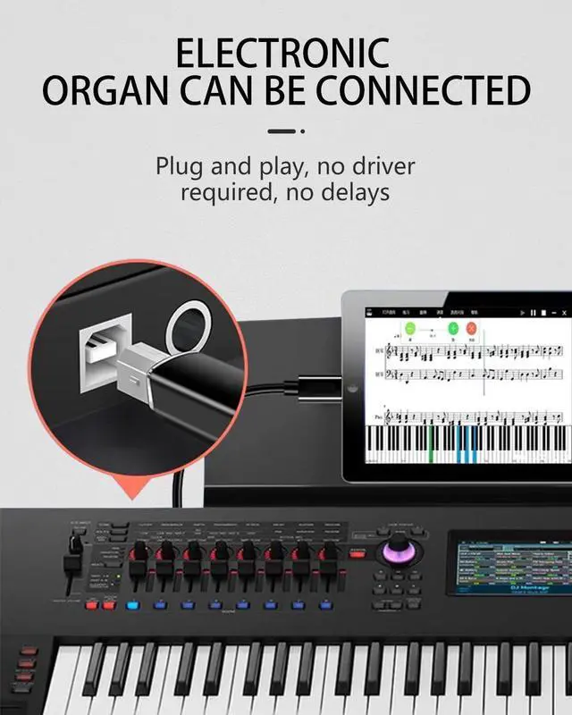 Alt view image 4 of 5 - USB C Adapter 20 Pack USB B to USB C, Type C Female to USB Printer Male Adapter, Type C to Midi Convert Connector Support Data Sync Compatible with Scanner Brother HP Canon Lexmark Epson Dell Xerox