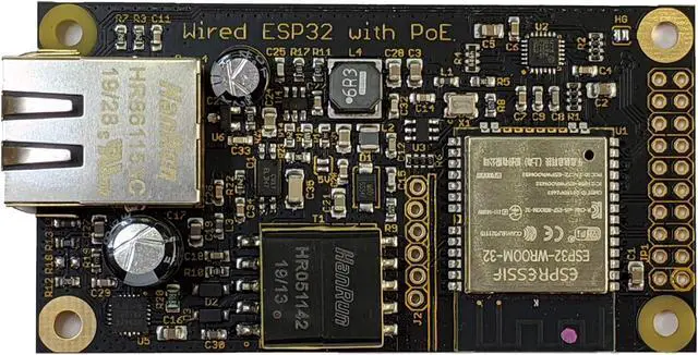 Alt view image 2 of 3 - wESP32 - ESP32 with Isolated Ethernet and 13 W IEEE 802.3at Power Over Ethernet