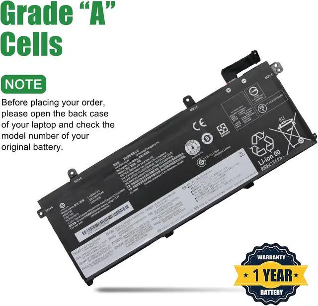 Alt view image 3 of 5 - JIAZIJIA 02DL008 L18M3P73 SB10K97646 Laptop Battery Replacement for Lenovo ThinkPad T490 T495 T14 P14S P43S Series L18C3P72 02DL007 L18L3P73 02DL010 L18C3P71 02DL009 L18M4P74 L18M4P73 11.52V 51Wh