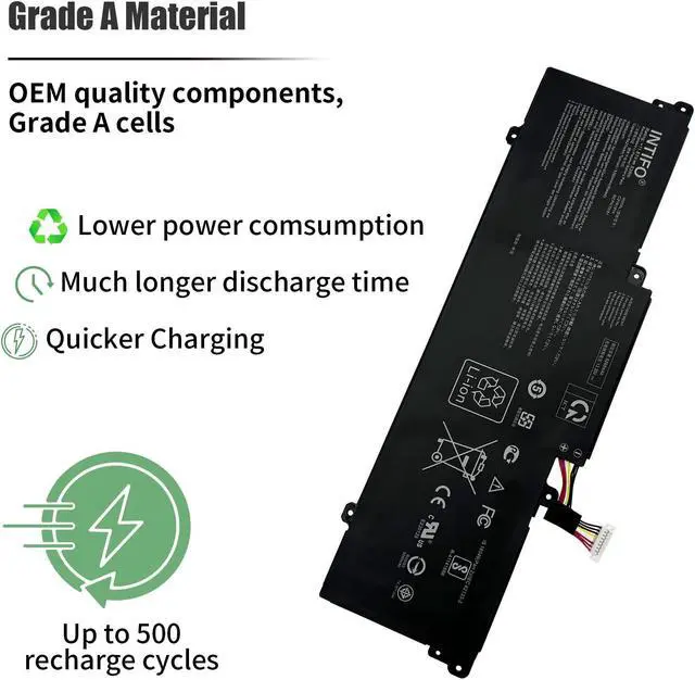 Alt view image 4 of 5 - INTIFO 63Wh C31N1914 Laptop Battery Compatible with Asus ZenBook UX425QA UX425UG UM425QA UM425UAZ UX435EA UX435EAL UX435EG UX435EGL ExpertBook B5 Flip B5402FBA B7 Flip B7402FEA Series