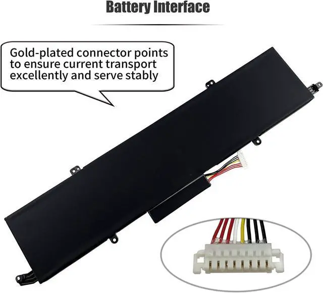 Alt view image 5 of 5 - INTIFO 76Wh C41N1908 Laptop Battery Compatible with Asus ROG Zephyrus G14 GA401 GA401I GA401IH GA401II GA401IU GA401IV GA401IV-BR9N6 GA401Q GA401QH GA401QM Notebook [15.4V 4940mAh 4-Cell]