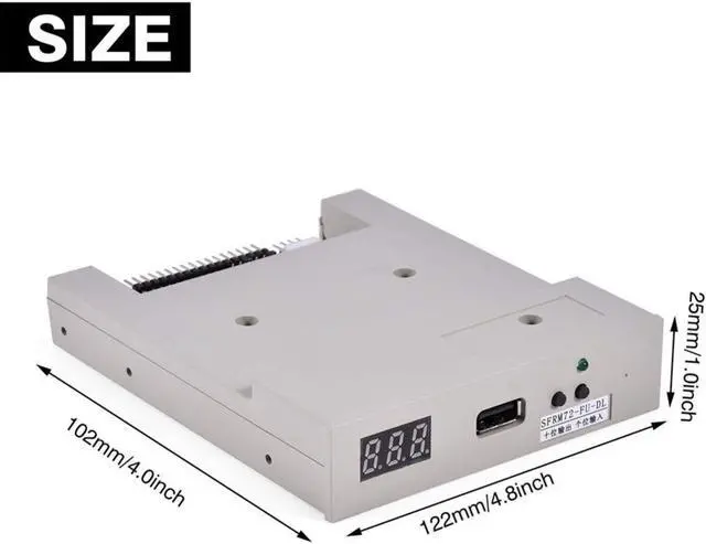Alt view image 2 of 5 - Socobeta SFRM72-FU-DL 720K 5V DC USB SSD Floppy Drive Emulator