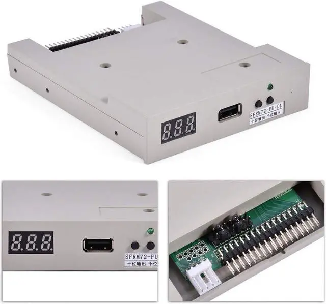 Alt view image 4 of 5 - Socobeta SFRM72-FU-DL 720K 5V DC USB SSD Floppy Drive Emulator