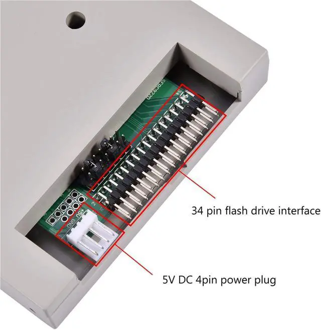 Alt view image 3 of 5 - Socobeta SFRM72-FU-DL 720K 5V DC USB SSD Floppy Drive Emulator