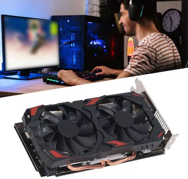Alt view image 5 of 5 - RX580 Graphic Cards, Gaming 8GB DDR5, 256 Bit, Computer PC Video Graphics Card, PCI Express 3.0 with Fan, HD Multimedia Interface, DVI Ports, Ports (580 8G D5)