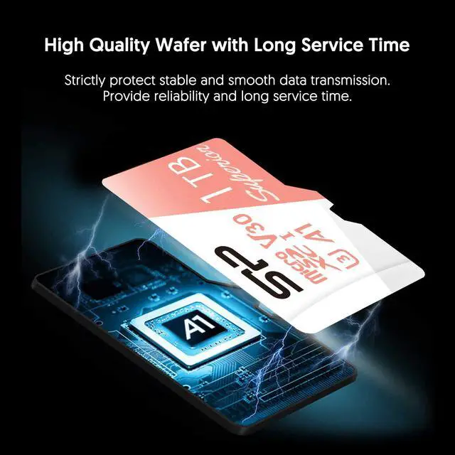 Alt view image 4 of 5 - SP Silicon Power 1TB Micro SD Card U3 Nintendo-Switch Compatible, SDXC microsdxc High Speed MicroSD Memory Card with Adapter