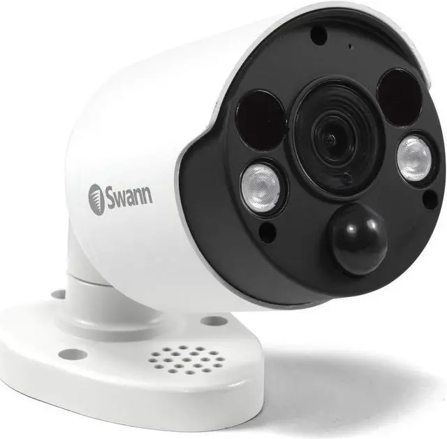 Alt view image 2 of 5 - Swann 5MP Thermal Sensing Spotlight Bullet Security Camera - PRO-5MPMSFB