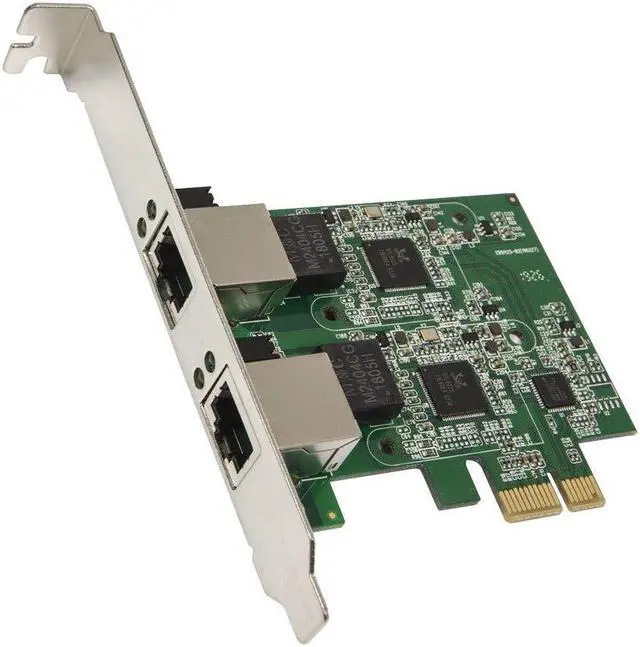 Main image of Syba Dual 2.5 Gigabit Ethernet PCI-E Network Expansion Card RJ45 LAN Adapter Low Profile Bracket SD-PEX24066