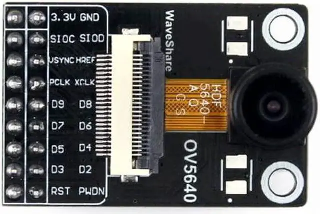 Main image of waveshare OV5640 Camera Board (B) Image Sensor Module 5 Megapixel (2592x1944) Fisheye Lens to Achieve 170 Degree Diagonal