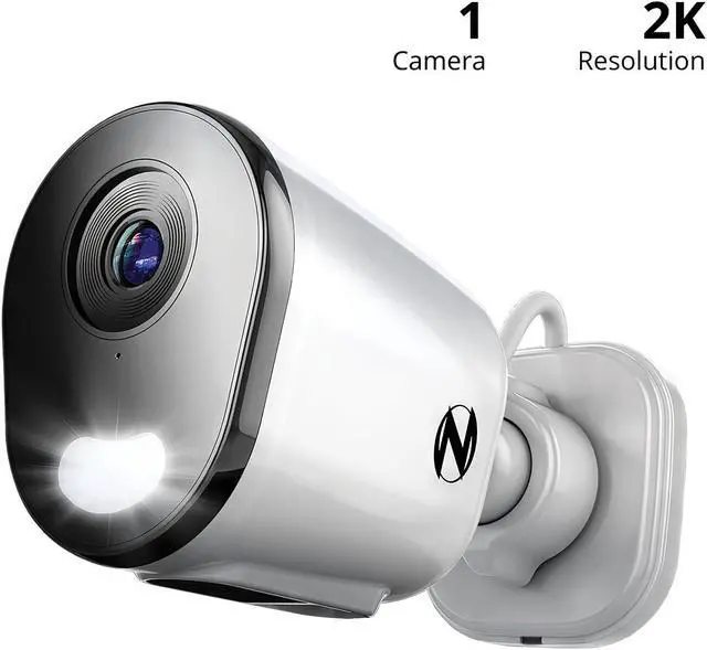 Alt view image 2 of 5 - Night Owl Plug-in Wireless 2K HD Indoor/Outdoor Deterrence Camera with 2-Way Audio (1 Camera)