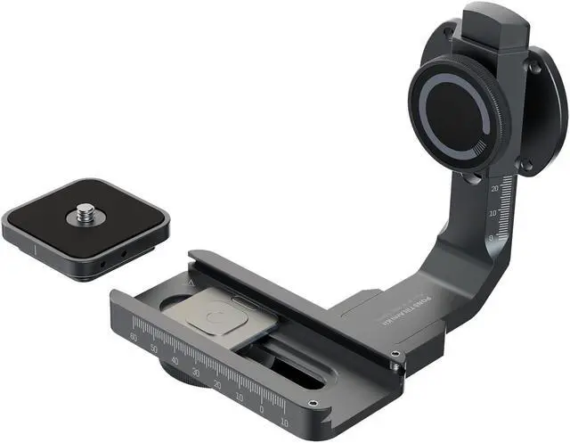 Alt view image 3 of 5 - Zeapon PONS PT Motorized Pan Head, Pan and Tilt 2-axis Heads with Carrying Case for Zeapon Camera Slider 360 Degree Shooting and Waypoint Surrounding, for Commercial Timelapse Panorama Videography