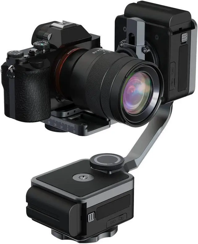 Alt view image 4 of 5 - Zeapon PONS PT Motorized Pan Head, Pan and Tilt 2-axis Heads with Carrying Case for Zeapon Camera Slider 360 Degree Shooting and Waypoint Surrounding, for Commercial Timelapse Panorama Videography