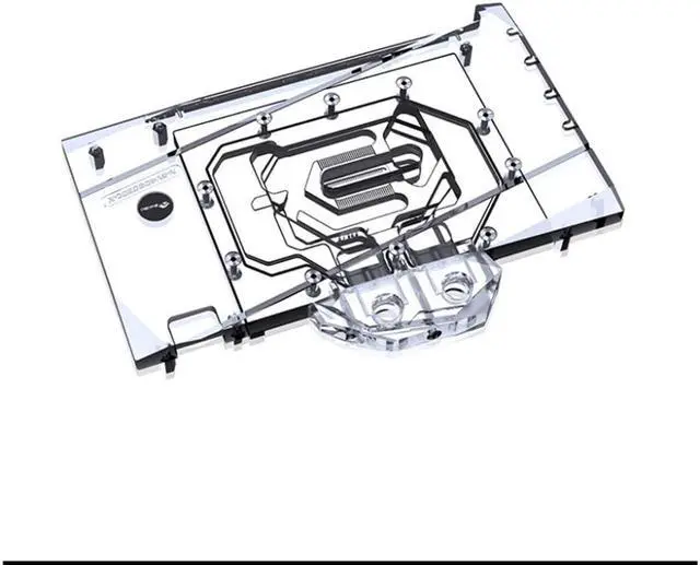 Alt view image 5 of 5 - Bykski Copper GPU Water Cooling Block GPU Waterblock Graphics Card Water Cooling Block for Gigabyte GeForce RTX 4080 Eagle 16G (5V ARGB RBW Aura Effect LED Lights GPU Block with Backplate)