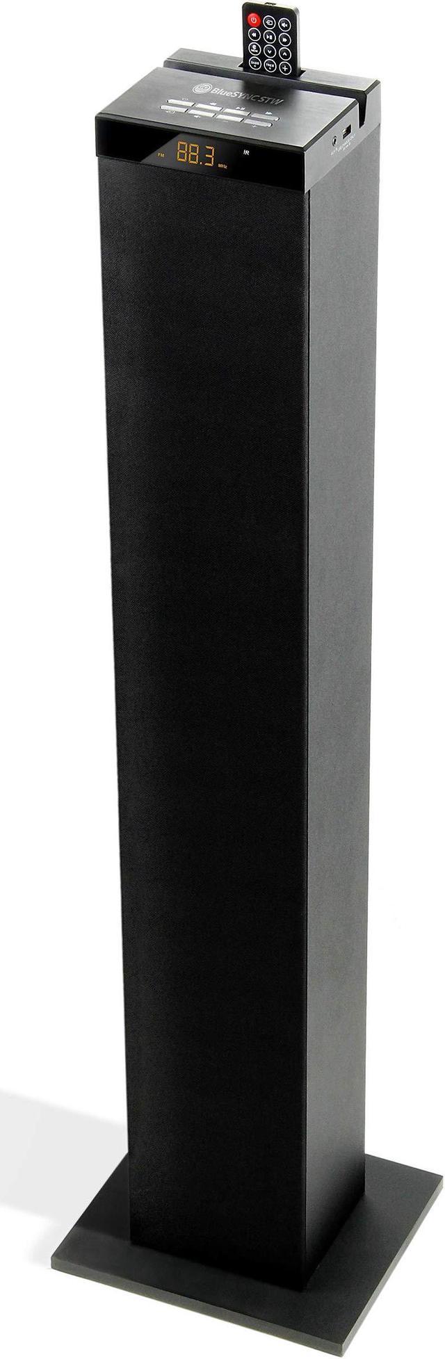 GOgroove Bluetooth Tower Speaker with Built-in newest Subwoofer BlueSYNC