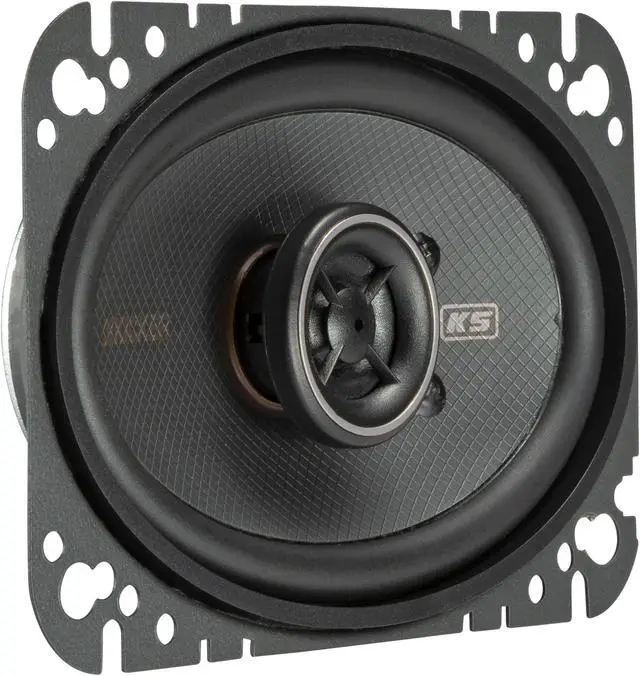 Alt view image 4 of 5 - Kicker 51KSC4604 KS-Series 4x6 Coaxial Speakers with .5" tweeters, 4-Ohm, Pair