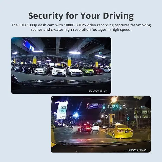 Alt view image 4 of 5 - AZDOME M01 Pro Dual Dash Cam and Mirror Mount Holder