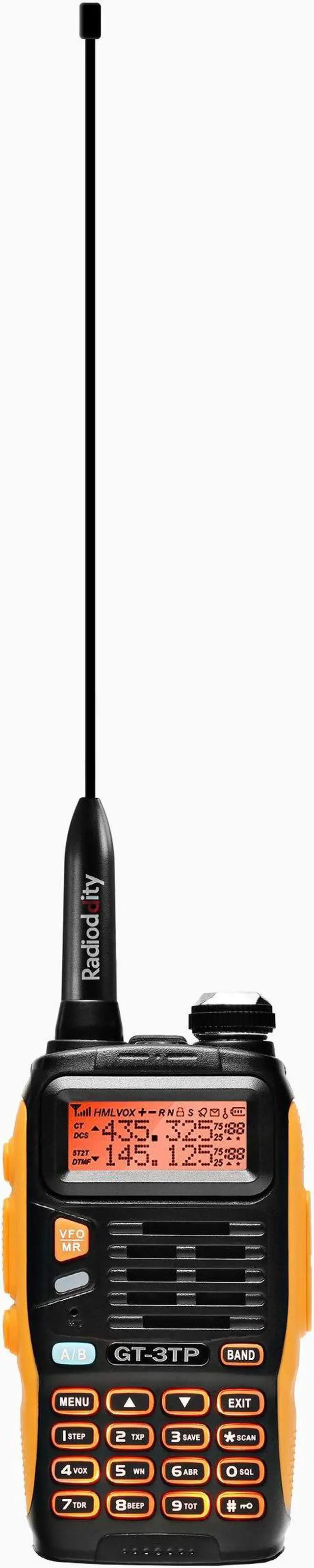 Alt view image 3 of 5 - BAOFENG High Power Ham Radio Handheld GT-3TP Mark III, Dual Band 8W Two Way Radio, Long Range Rechargeable Walkie talkies with Car Charger, Black