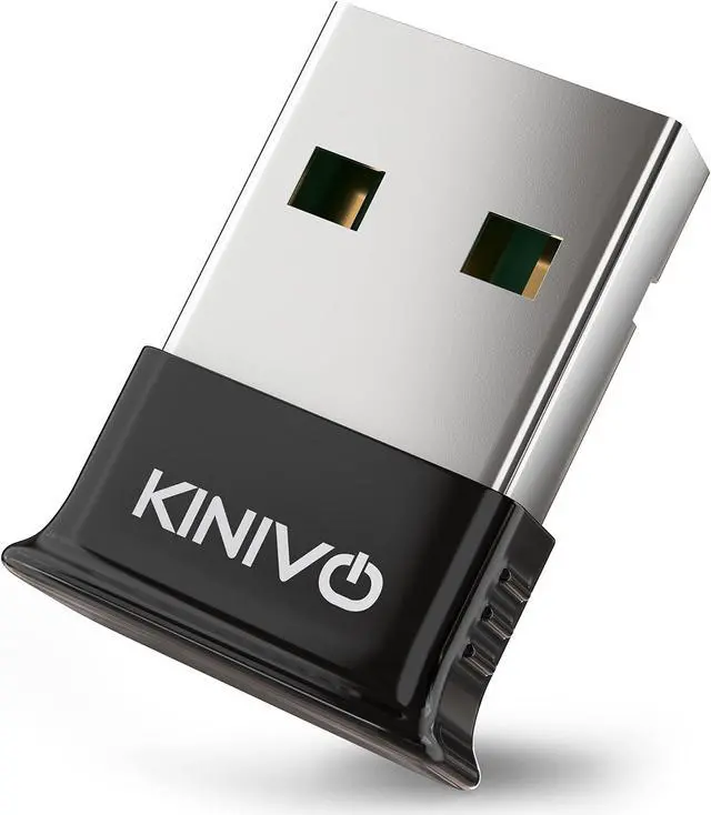 Alt view image 3 of 5 - Kinivo BTH240 Bluetooth Headphones with BTD-400 USB Bluetooth PC Adapter (Black, Bluetooth 4.0, Compatible with Windows, Raspberry Pi, Linux, On-Ear, Hands-Free Calling, Built-in Mic, Foldable)