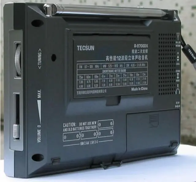 Alt view image 5 of 5 - TECSUN R9700DX 12-Band Dual Conversion AM/FM Shortwave Radio