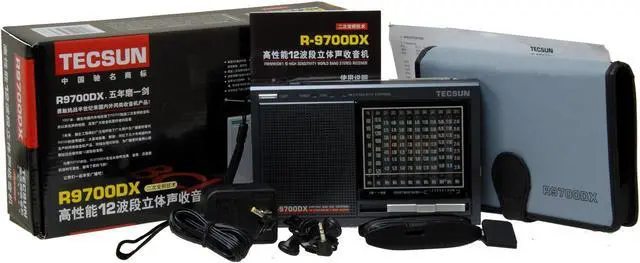 Alt view image 2 of 5 - TECSUN R9700DX 12-Band Dual Conversion AM/FM Shortwave Radio