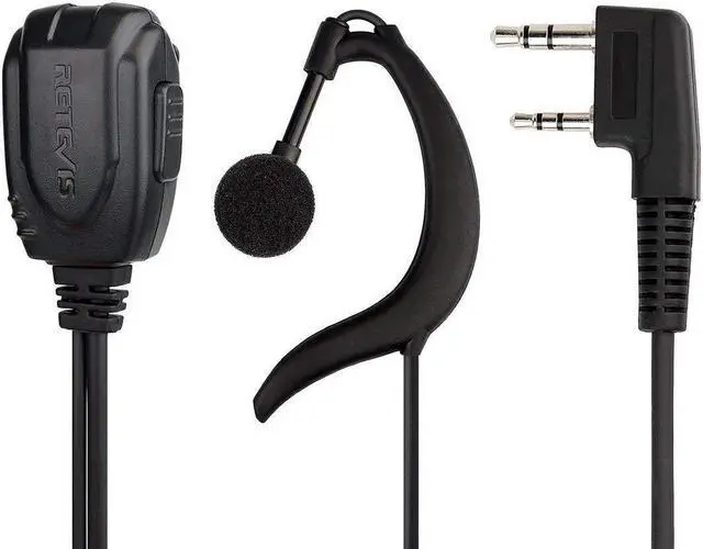 Alt view image 3 of 5 - Retevis Length Adjustable Walkie Talkie Earpiece with Mic, G Type, for RT22 RT68 RT21 H-777 RT22S, Compatible with Pxton Baofeng BF-888S BF-T26 Kenwood Walkie Talkie,Two Way Radio Earpiece(10 Pack)