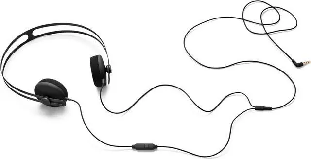 Alt view image 4 of 5 - AIAIAI Tracks Lightweight Headphone with Microphone and 3.5mm Plug, Black