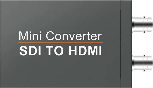 Main image of Wiistar SDI to HDMI Converter, Mini SDI to HDMI Audio Video Converter Adaptr Support 3G-SDI, HD-SDI, SD-SDI with SDI Loopout for Camera HDTV