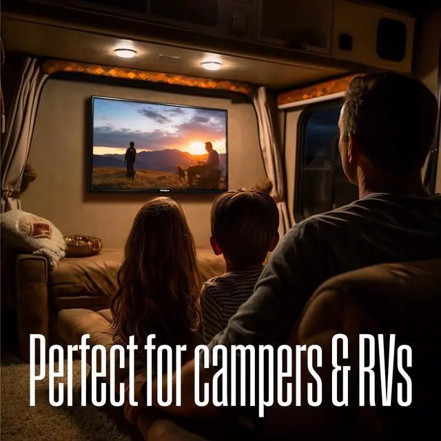 Alt view image 2 of 5 - Westinghouse 24 Inch TV with DVD Player Built in, 720p HD LED Small Flat Screen Non-Smart Television DVD Combo with HDMI, USB, & Parental Controls, Monitor for Home, Kitchen, or RV Camper
