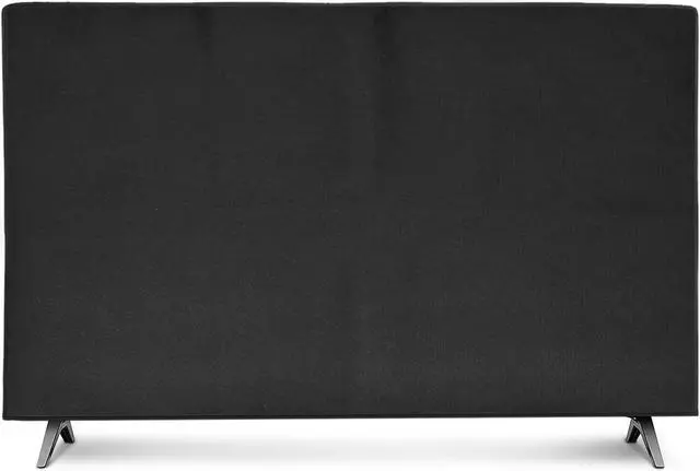 Alt view image 5 of 5 - kwmobile Dust Cover for 49-50" TV - Fabric Case TV Protector for Indoor Flat Screen TVs - Black