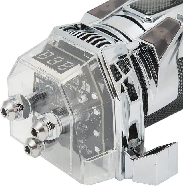 Alt view image 5 of 5 - Qiilu 4.0 Capacitor, 12V Car Audio Energy Storage Reinforcement Capacitor with 3 Digit Voltage Display