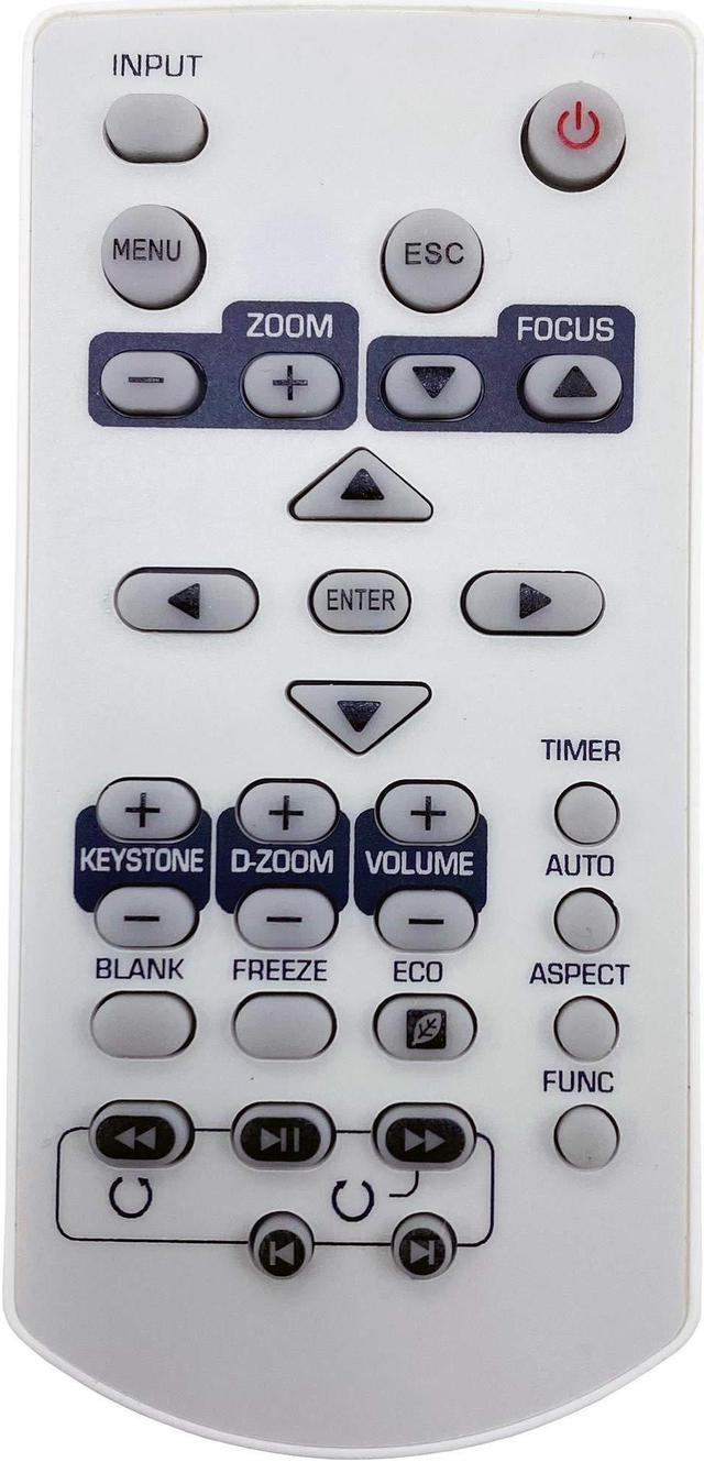 INTECHING Projector Remote Control for Casio XJ-F101W, XJ-F11X, XJ-F211WN,  XJ-F21XN, XJ-S400U, XJ-S400UN, XJ-S400W, XJ-S400WN, XJ-UT311WN, XJ-UT312WN,  ...