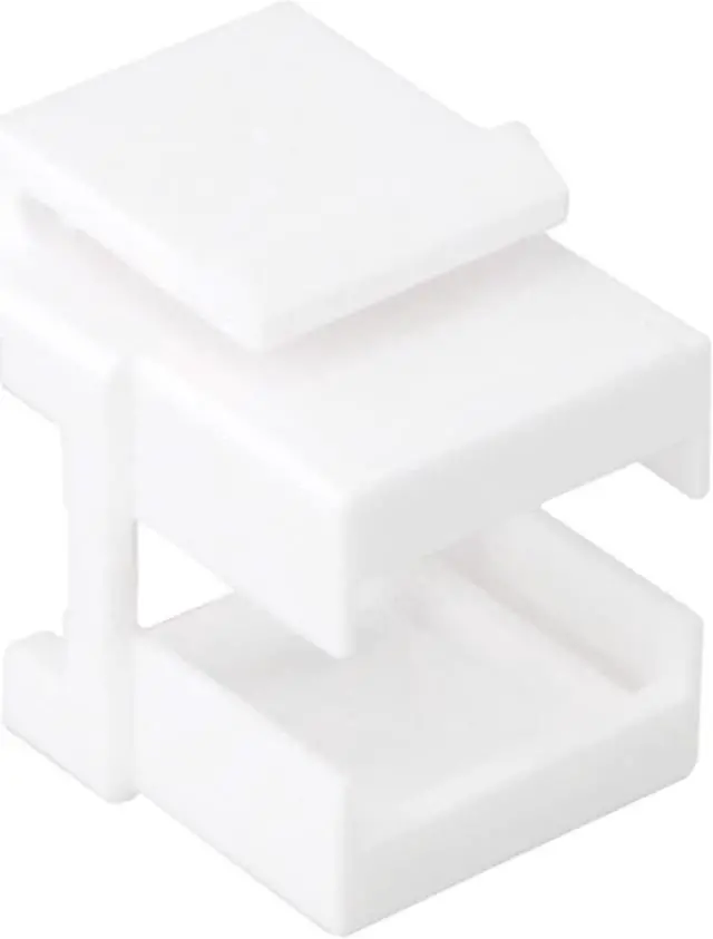 Alt view image 2 of 5 - 5er Link Technology Wall Plate LC/SC Fiber Optic Optical Keystone Jack Coupler Insert (Coupler not Included) (Pack of 48)