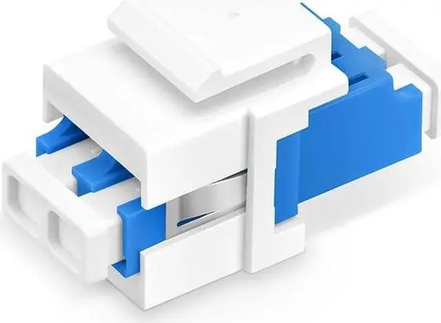 Alt view image 5 of 5 - 5er Link Technology Wall Plate LC/SC Fiber Optic Optical Keystone Jack Coupler Insert (Coupler not Included) (Pack of 48)