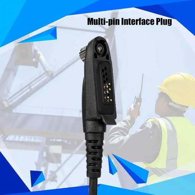 Alt view image 2 of 5 - Ailunce Retevis RT29 HD1 Shoulder Speaker Microphone,Original Compatible with RT29 HD1 RT48 NR30 HD1 HA1G RB23 RT47 RT47V RB46 Motorola GP328 Plus GP344 Walkie Talkie, IP55 Waterproof mic (1 Pack)