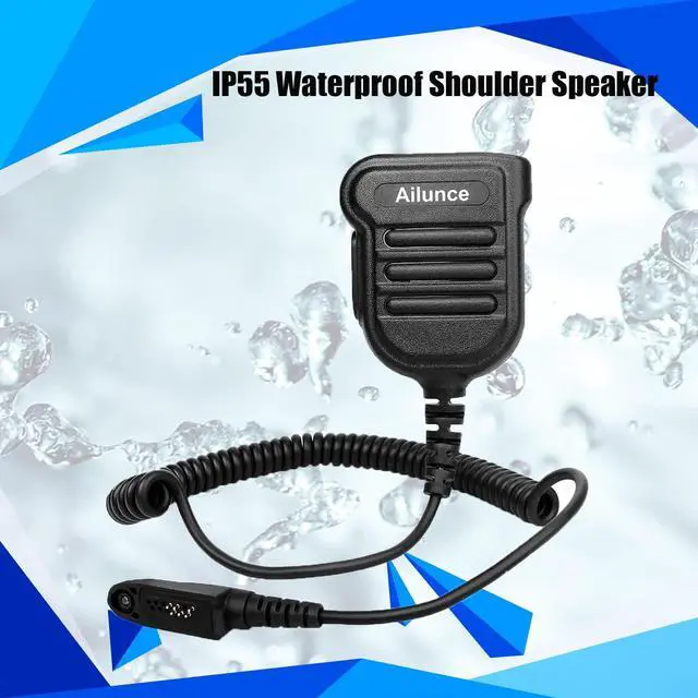 Alt view image 4 of 5 - Ailunce Retevis RT29 HD1 Shoulder Speaker Microphone,Original Compatible with RT29 HD1 RT48 NR30 HD1 HA1G RB23 RT47 RT47V RB46 Motorola GP328 Plus GP344 Walkie Talkie, IP55 Waterproof mic (1 Pack)