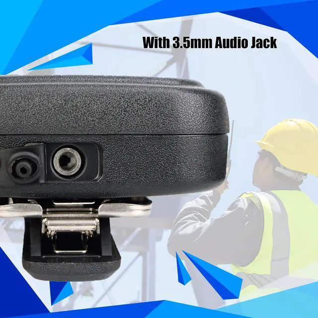 Alt view image 5 of 5 - Ailunce Retevis RT29 HD1 Shoulder Speaker Microphone,Original Compatible with RT29 HD1 RT48 NR30 HD1 HA1G RB23 RT47 RT47V RB46 Motorola GP328 Plus GP344 Walkie Talkie, IP55 Waterproof mic (1 Pack)