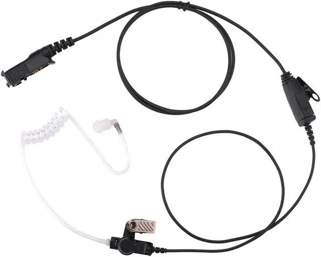Main image of AIRSN Earpiece for Motorola XPR3300e XPR3500e XPR3300 XPR3500 Radio Walkie Talkie with MIC and PTT Single Wire Acoustic Tube Headset, Long Life Design