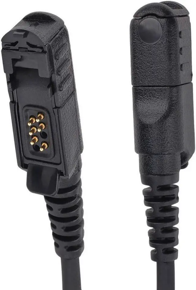 Alt view image 3 of 5 - AIRSN Earpiece for Motorola XPR3300e XPR3500e XPR3300 XPR3500 Radio Walkie Talkie with MIC and PTT Single Wire Acoustic Tube Headset, Long Life Design