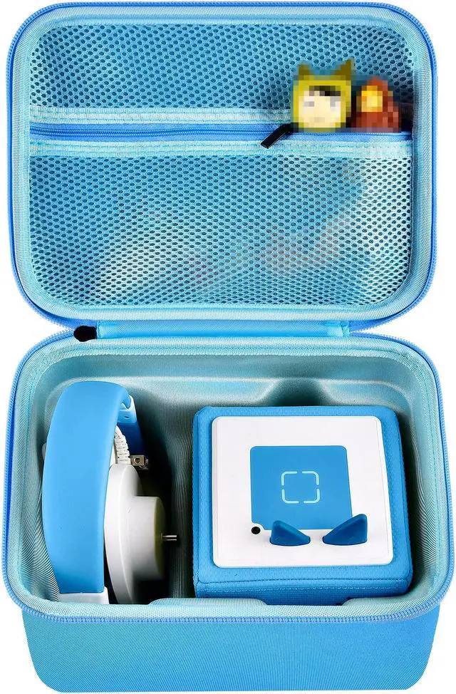 Main image of Case Comaptible with Toniebox Audio Player Starter Set and for Tonies Figures Characters. Toy Story Storage Organizer Carrying Holder for Headphones, Charging Station and Accessories (Box Only) -Blue