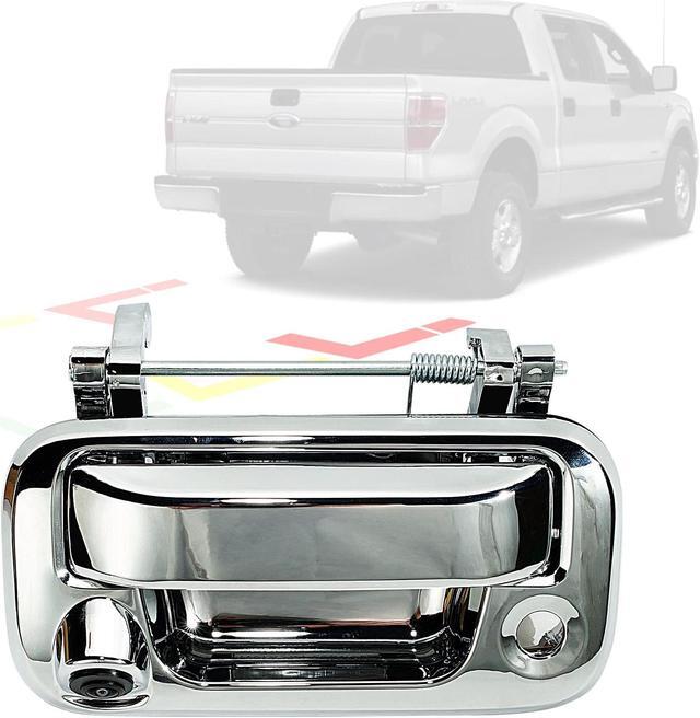 Main image of Anina Tailgate Handle Backup Camera for 2004-2014 Ford F150 Super Duty F250 F350 F450 F550, 2007-2010 Explorer Sport Trac Tailgaters Rear View Reverse Camera Tailgate Door Handle Replacement Chrome