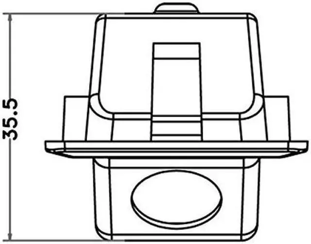 Alt view image 5 of 5 - ANNE for Toyota Land Cruiser Prado LC 150 LC150 2010~2014 Car Rear View Camera reversing Camera/ Plug Directly, FJ-Y-1168